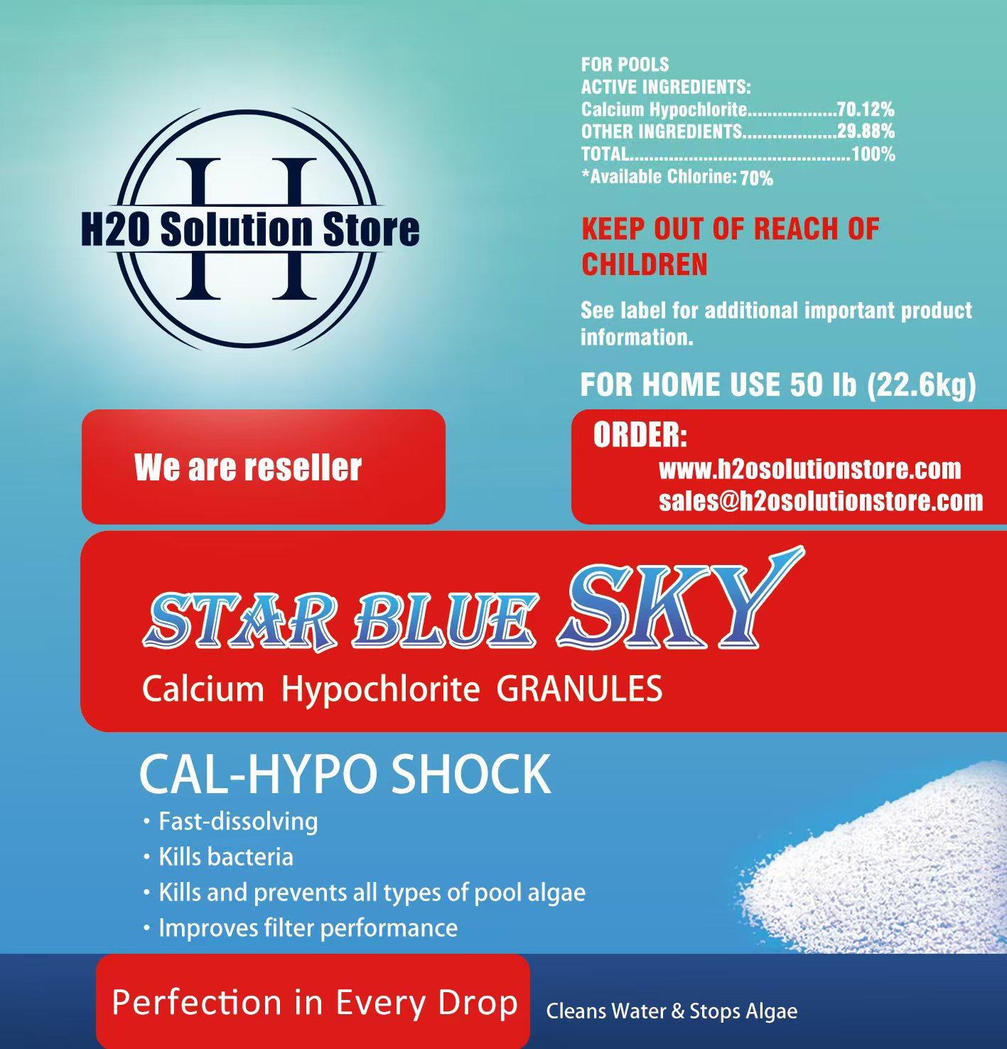 H2O Calcium Hypochlorite 70% Granular