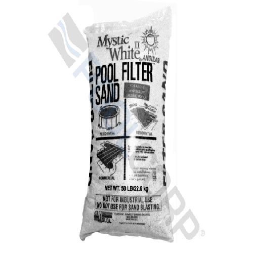 Mystic White Filter Sand; 50 Lb. Bag