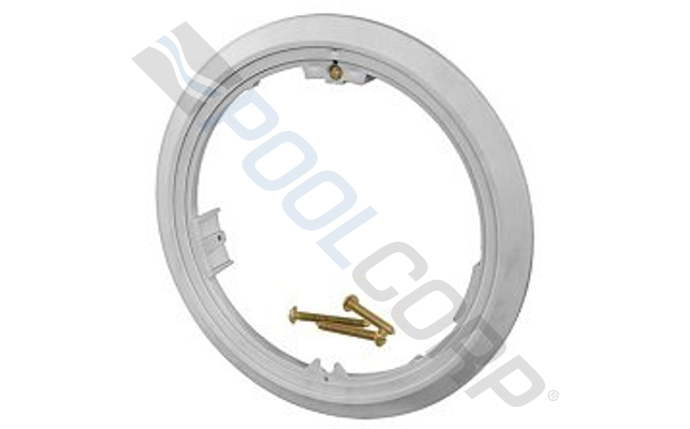 Aladdin 500 Chrome Plated Brass Adaptable Light Ring For Purex; Wade and Pac Fab Lights; 10 Inch ID x 11-3/4 Inch OD