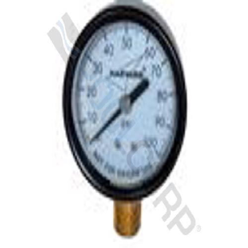 American Granby IPVG302-4L Plastic Vacuum Gauge; 2"; 0-30" Hg; 1/4" MIP Lower Mount