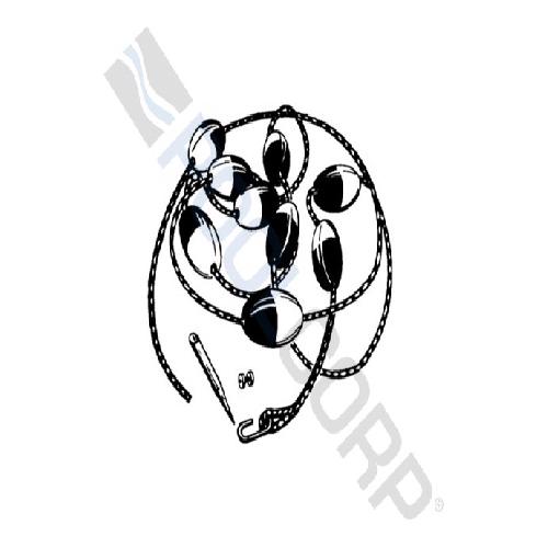 American Granby IFK20 IFK Series Imperial Rope and Float Kit For 20 ft Pool