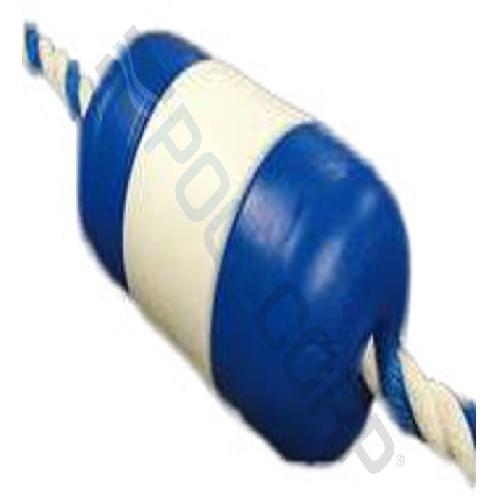 American Granby IF5975 Harvard Handi-Lock(R) IF Series Float For 3/4 Inch Rope; 5 Inch x 9 Inch; Polyethylene; Blue/White/Blue