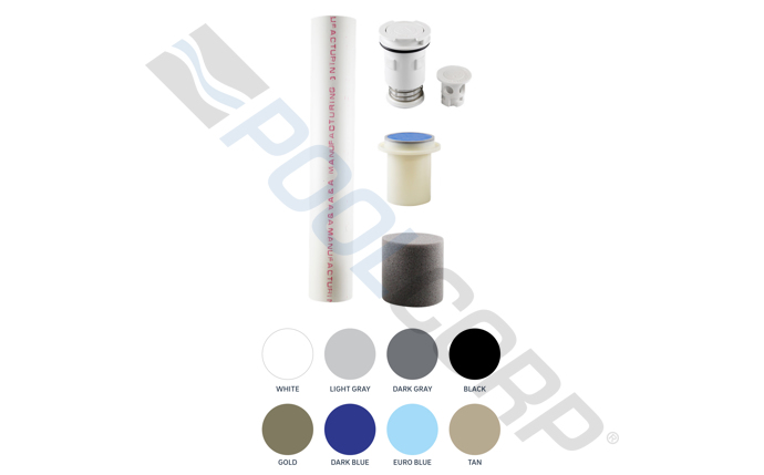 A&A 565503 G4 Series Low Flow Non-Venturi Orifice Complete Head; 7 Inch H x 6.3 Inch W; 1/4 Inch Orifice; White
