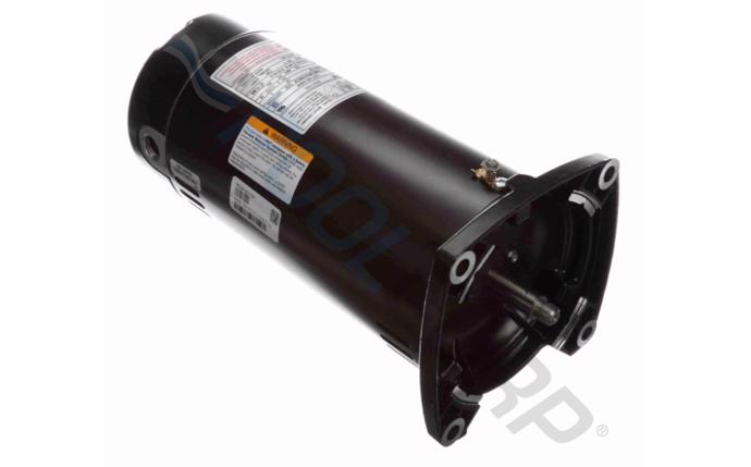 Century(R) SQ1102 Square Flange Full-Rated Two-Compartment Pool Filter Motor; 1 HP; 3450 RPM; 115/230 V; 48Y; Threaded Shaft