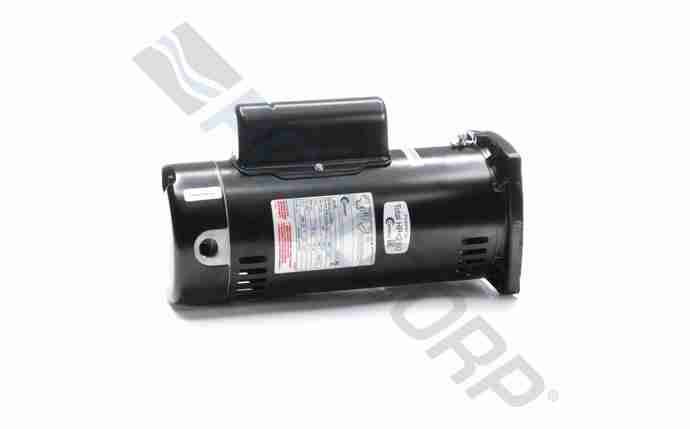 Century(R) SQ1202 Square Flange Full-Rated Two-Compartment Pool Filter Motor; 2 HP; 3450 RPM; 230 V; 48Y; Threaded Shaft