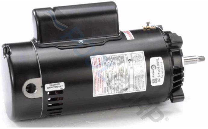 Century(R) ST1152 Full-Rated Two-Compartment Pool Filter Motor; 1.5 HP; 3450 RPM; 115/208-230 V; 56J; Threaded Shaft