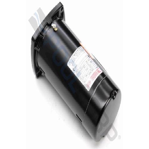 Century(R) USQ1102 Square Flange Up-Rated Two-Compartment Pool Filter Motor; 1 HP; 3450 RPM; 115/230 V; 48Y; Threaded Shaft