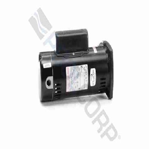 Century(R) USQ1202 Square Flange Up-Rated Two-Compartment Pool Filter Motor; 2 HP; 3450 RPM; 230 V; 48Y; Threaded Shaft