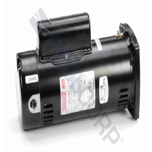 Century(R) SQS1202R Square Flange 2-Speed Full-Rated Two-Compartment Pool Pump Motor; 2/0.33 HP; 3450/1725 RPM; 230 V; 48Y; Threaded Shaft