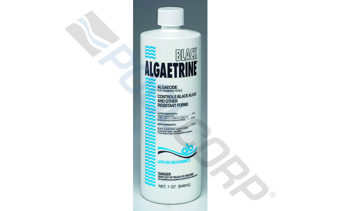 Applied Biochenmist(R) 406303A Black Algaetrine; 1 qt Bottle; 12/Case