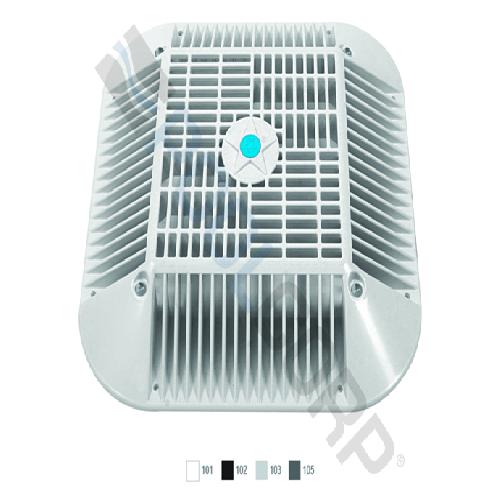 AquaStar Pool Products 914103 Square Anti Entrapment Suction Outlet Cover with Adapter Frame For 9 Inch Square Retrofit; 14 Inch; UV-Resistant Engineered Polymer; Light Gray