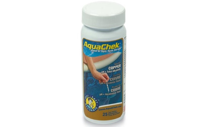 Hach 661454E AquaChek(R) Test Strip; Copper Testing; 25 Strips/Bottle; 6 Bottles/Case
