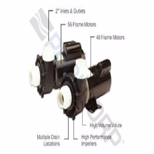 Gecko Alliance 06610006-2040 XP2 Pump; 2-Speed; 1.5 HP; 115V; 60 Hz