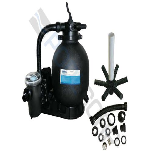 Aqua Pro Systems APASFAL75 AL75 4-Way EZ LOK Valve Sand Filter & Pump Kit; 15 Inch; 45 gpm; 3/4 HP Pump
