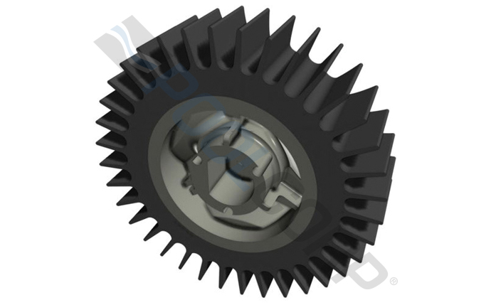 Hayward RCX97449 Wheel Rim with Tire For RC9740/RC9742 SharkVac Robotic Cleaner; 5/Carton