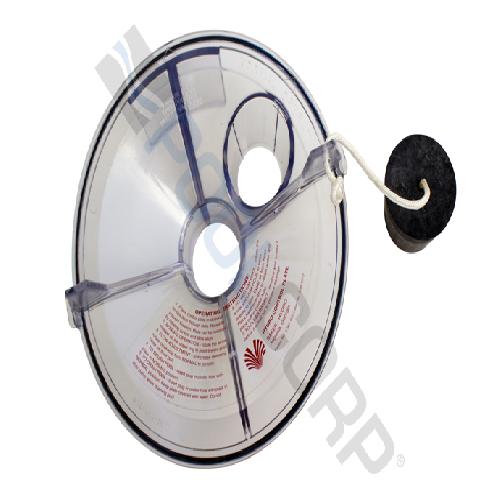 Waterco 51B1024 Control Plate Assembly For Baker Hydro/Waterco Skimmer; White