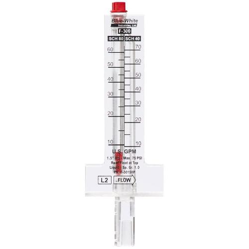 Blue White Industries; F-30600P; Horizontal Flow Pipe Flowmeter