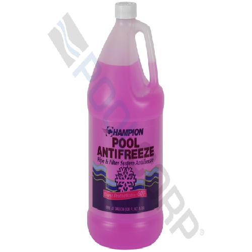 Champion CHPA42 Regular Pool Red Antifreeze; 1 gal Bottle; 4/Case