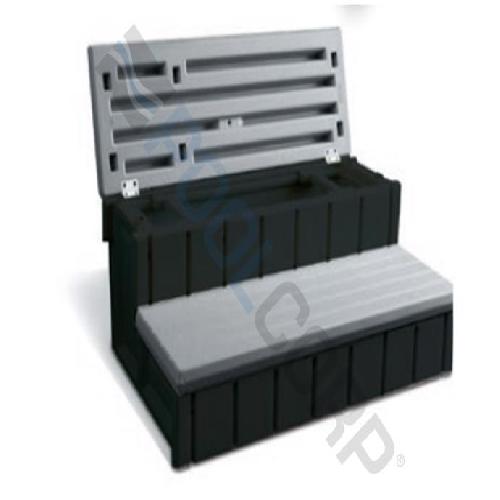 LASS36-SC-LBG-BLK STORAGE STEP