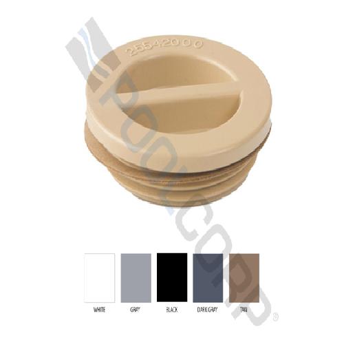 Custom Molded Products Llc; 25542-001-000; Flat Pool Plug With Gasket 1.5" MIP
