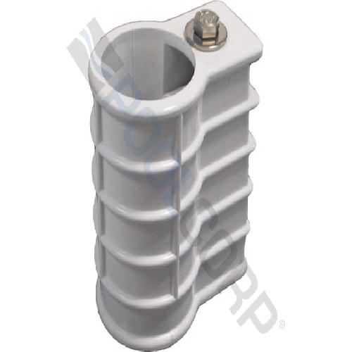 CMP 25572-400-000 Heavy Duty Anchor Socket For 1.9 Inch OD Rails; 4 Inch Height; Plastic; White