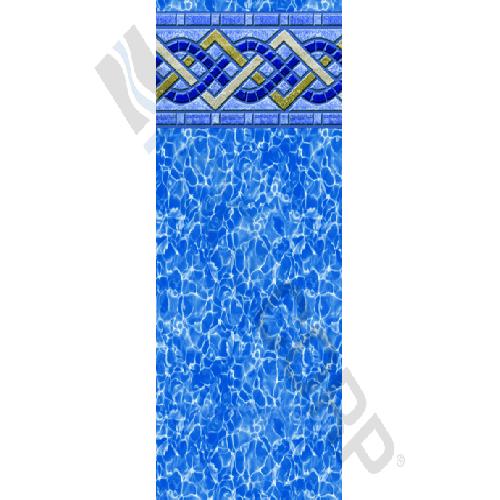 Latham Pool Products; LA5RB1800BR2PRX; Brighton/Prism; EZ-Bead Above Ground Liner; Vinyl; 18 ft Round 52 Inch Wall