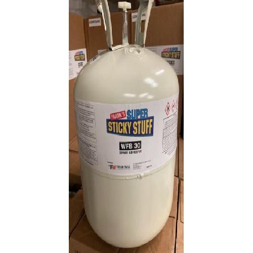 Frank Wall; WFB30 Franks Sticky Stuff Wall Board and Foam Bonder; Canister; 30 lb