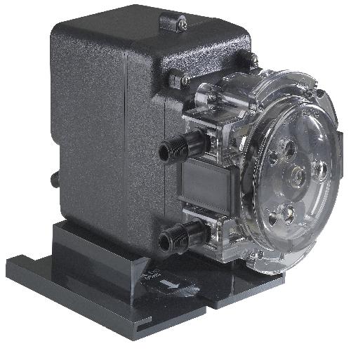 Stenner Pumps 45MFL5A1SUAA Classic 45 45MP5 Single Head Fixed Chemical Injection Pump; 1/4 Inch; 50 gpd; Polycarbonate; 120 V-60 Hz; 0-25 psi