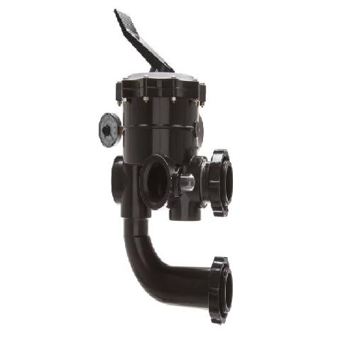 Hayward SP0715X62 Vari-Flo(TM) XL Side Mount Multi-Port Control Valve For Pro Series(TM)/Plus Sand Filter; 2 Inch FIP; Black