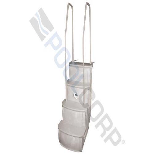 Main Access; 200601T iStep with Dual Handrail Design; 26 Inch; Taupe