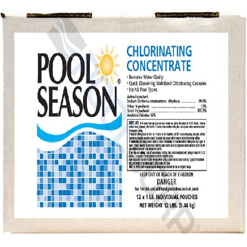 Pool Season 12000194 Chlorinating Concentrate 1 Lb.; 12/Case