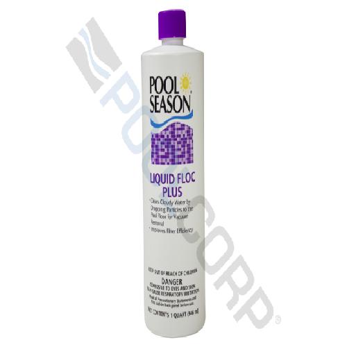 Pool Season 042-1230 Liquid Floc Plus; 1Qt.; 12/Case