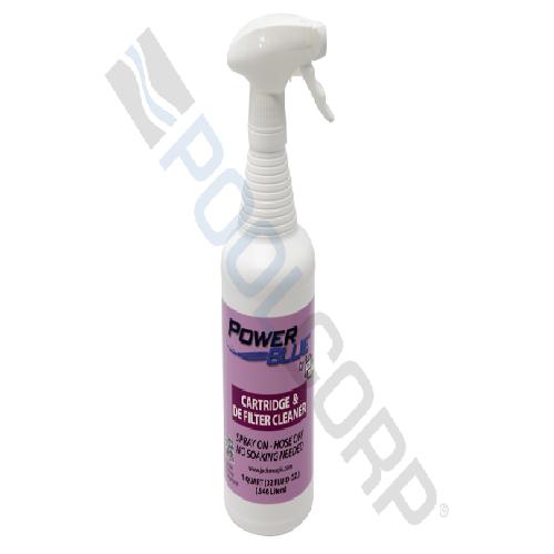 Jack's Magic(R) JMPBCARTRIDGE032 Power Blue Cartridge & De Filter Cleaner; 1 qt Bottle