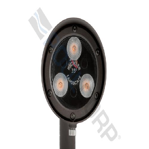Kichler 16151AZT30; 3000K 200 Lumen 35 Degree Flood Textured Architectural Bronze