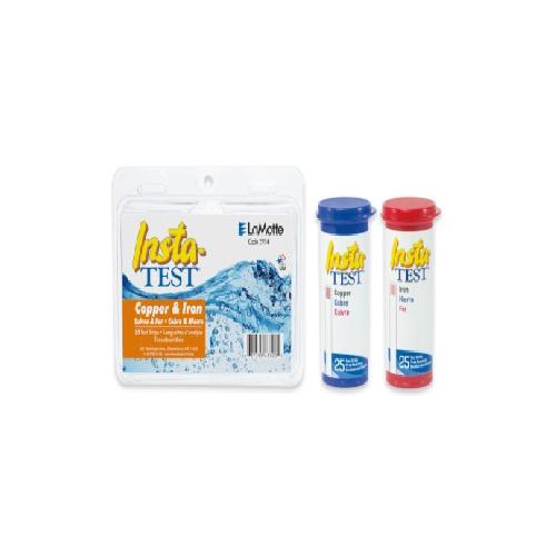 Lamotte 2994-6 Insta-Test(R) Test Strip; Copper/Iron Testing; White; 25/Bottle; 6/Pack