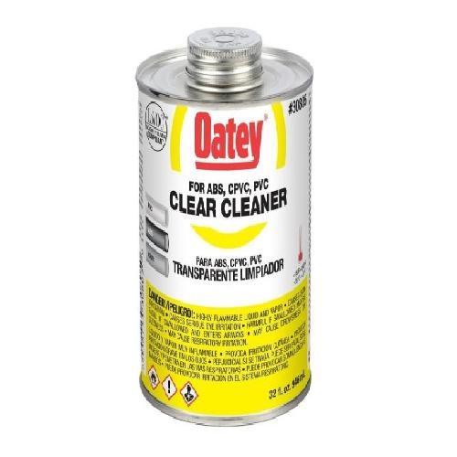 Oatey 30805 Cleaner; 32 oz; Wide Mouth Yellow Can; 12/Case