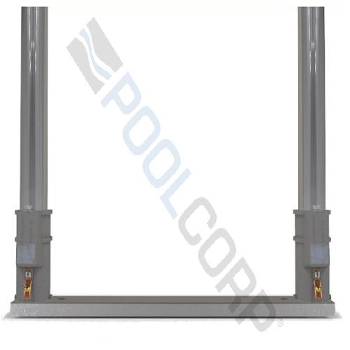 Permacast PC-4020-P Channels with Perma-Socket; 20 Inch Center; Plastic