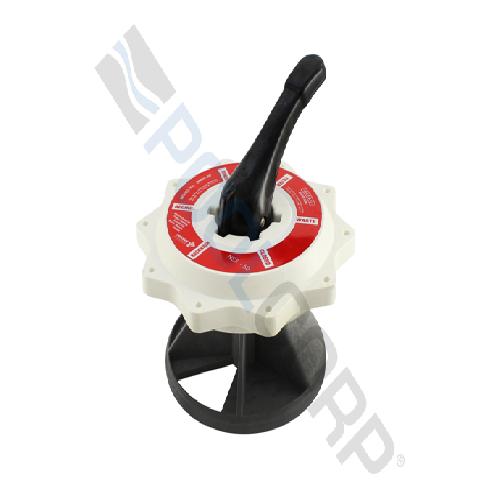 Praher E-50-S2 Key Hub Assembly For 2 Inch ABS Side Mount Multiport Valve; White