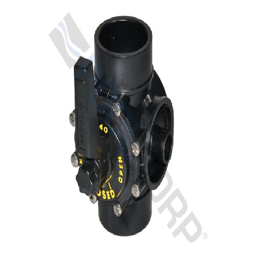 Praher Plastics Canada Ltd; Ov2-2010; 2 Port Cpvc Valve; Socket