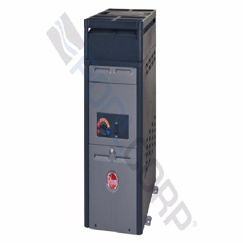 Rheem P-M106A Analog Above-Ground Pool/Spa Heater; 0-4999 ft Elevation; 105000 BTU; Natural; Copper Tubing