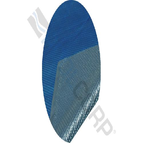 Midwest Canvas; BLUE/SILVER 16X25 OVAL 5YR Solar Cover for 16 ft x 25 ft Oval Pool; Blue/Silver