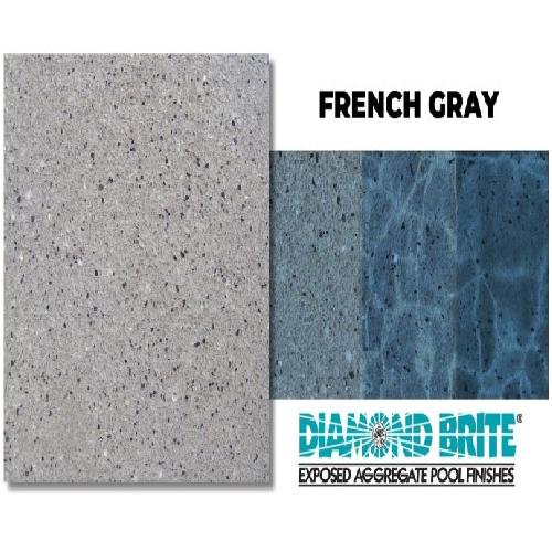 Southern Grouts & Mortars; PBC320 Diamond Brite(TM) Exposed Aggregate Pre-Blended Pool Finish; French Gray; 80 lb