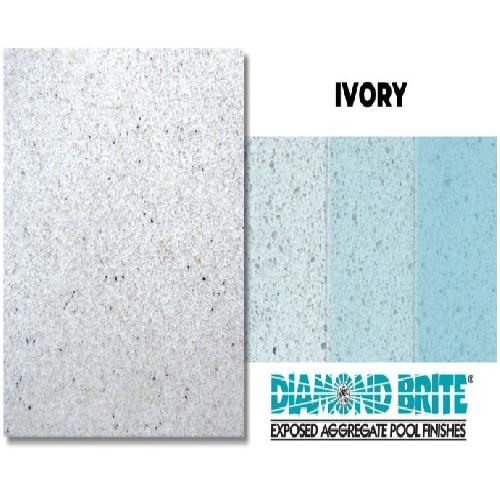Southern Grouts & Mortars; PBC324 Diamond Brite(TM) Exposed Aggregate Pre-Blended Pool Finish; Ivory; 80 lb
