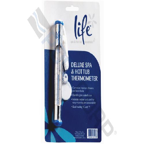 Pool Systems MTH700 Life(TM) Deluxe Thermometer with Anchor and Cord For Easy Mounting and Accessibility