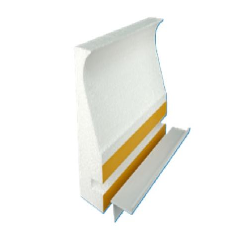 Stegmeier 9CF912 Capstone Form with Plumb Strip; 8 ft; White; 14/Box