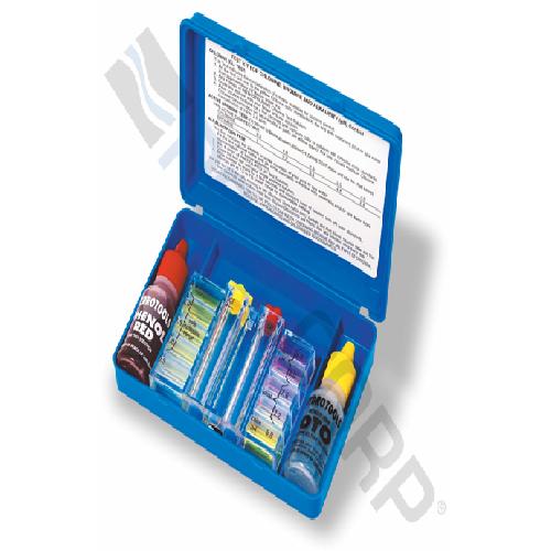 International Leisure Products 8420 Hydrotools 2-Way Deluxe Pool Test Kit; Chlorine/Bromine/pH Testing Parameter; 12/Case