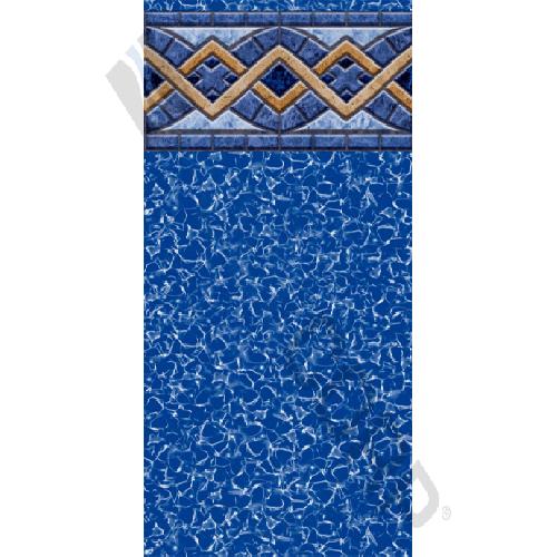 Swimline International; LI3052LTU25 52 Inch Wall Liberty Unibead Above Ground Liner; 25 mil Perma 25; 30 ft Round