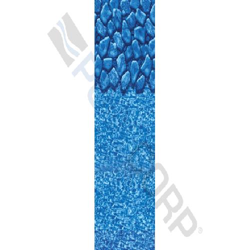 Swimline International; LI3054BSU 54 Inch Wall Boulder Swirl Unibead Above Ground Liner; Standard Gauge Vinyl; 30 ft Round