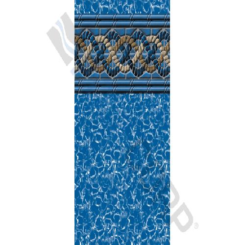 Swimline International; LI3354MGU25 54 Inch Wall Mystri Gold Unibead Above Ground Liner; 25 mil Perma 25; 33 ft Round