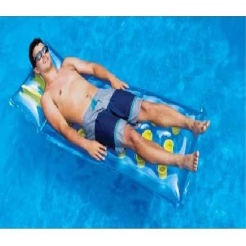 International Leisure Products; 9035; Swimline Water Sports; Swimline(R) Inflatable Mattress; 76" 18 Pocket French Mattress